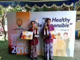 Ignatius Arya Jalu Harmadika dan Rosa Virginia Ratih Krisnani Juara Ke-2 Pemilihan Duta Remaja Sehat Tahun 2016