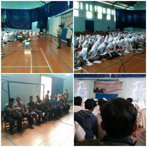 Memaknai Sejarah dengan Nonton Bareng Film G30S/ PKI  Di SMA Negeri 1 Prambanan Sleman tahun 2017/ 2018